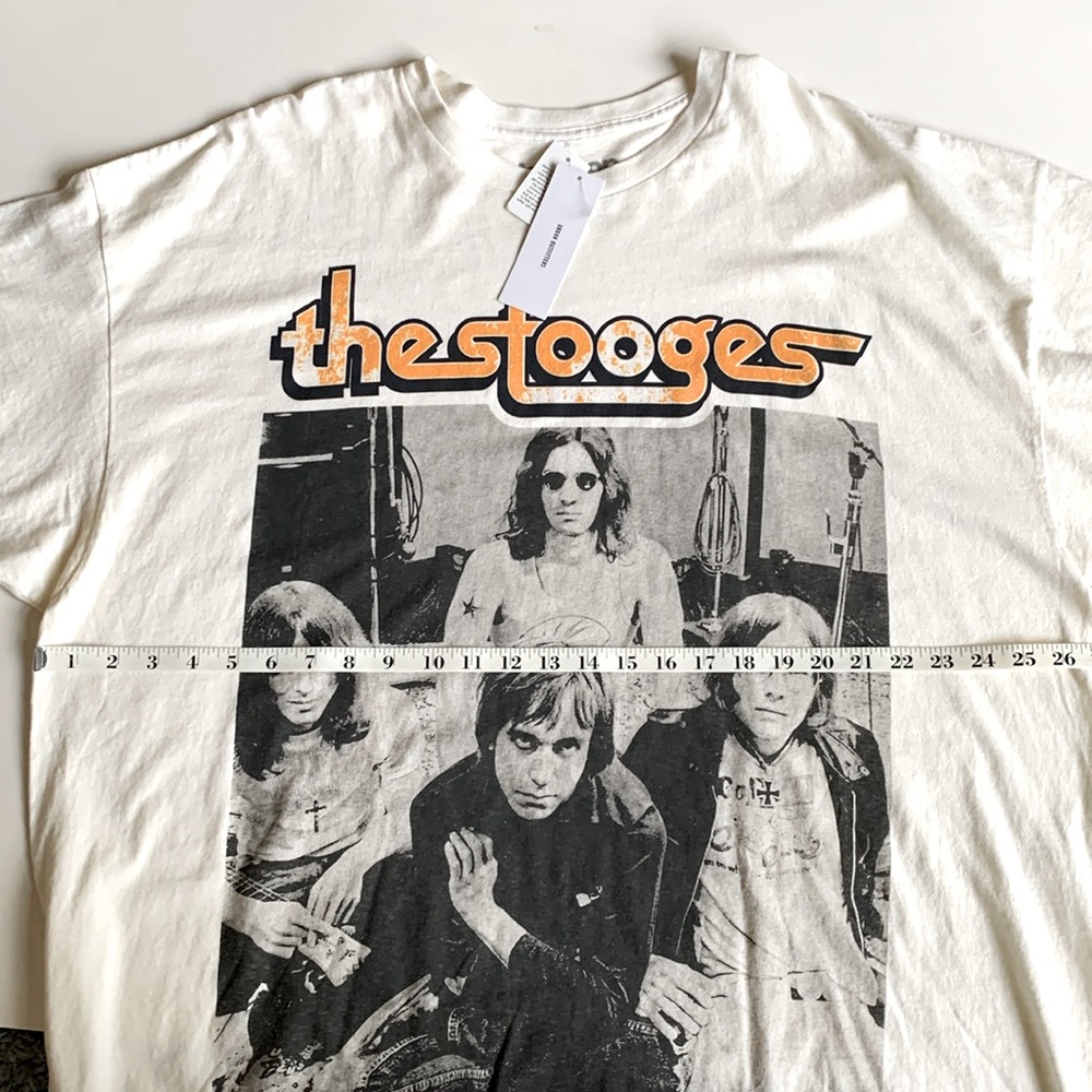 NWT UO The Stooges Iggy Pop Graphic Band T-Shirt Dress Oversized Size Large/XL - Picture 7 of 11